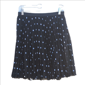 Worthington Black and White Polka Dot Skater Skirt, Small Size
